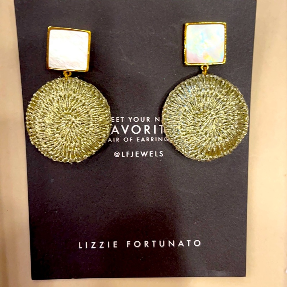 💎Lizzie Fortunato earrings. NWT💎
